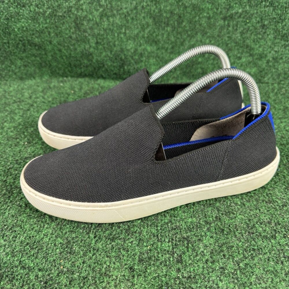 ROTHY'S Womens Size 9 The Original Casual Sneaker Black Slip On Sporty Comfort